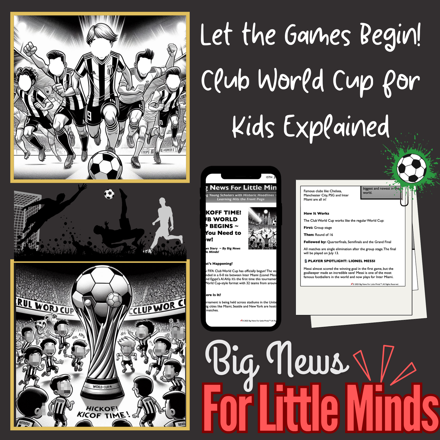 First Ever Fifa Club World Cup 2025 in USA! Kids' Article Package & Freebies x2 to Fill-in!