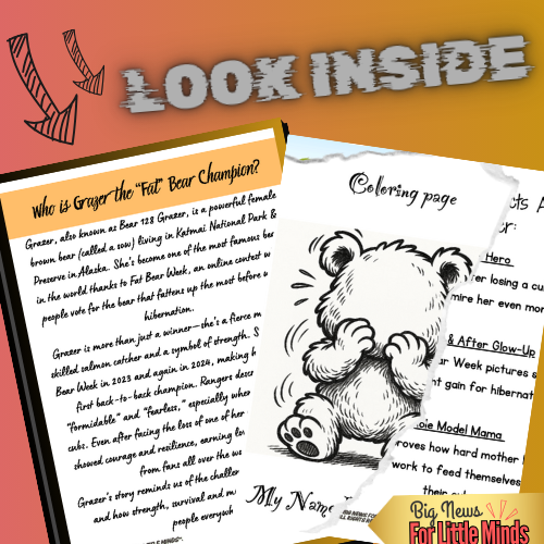 Who Is Grazer? Fat Bear Week Top Bear to Look out for! Article with Freebies