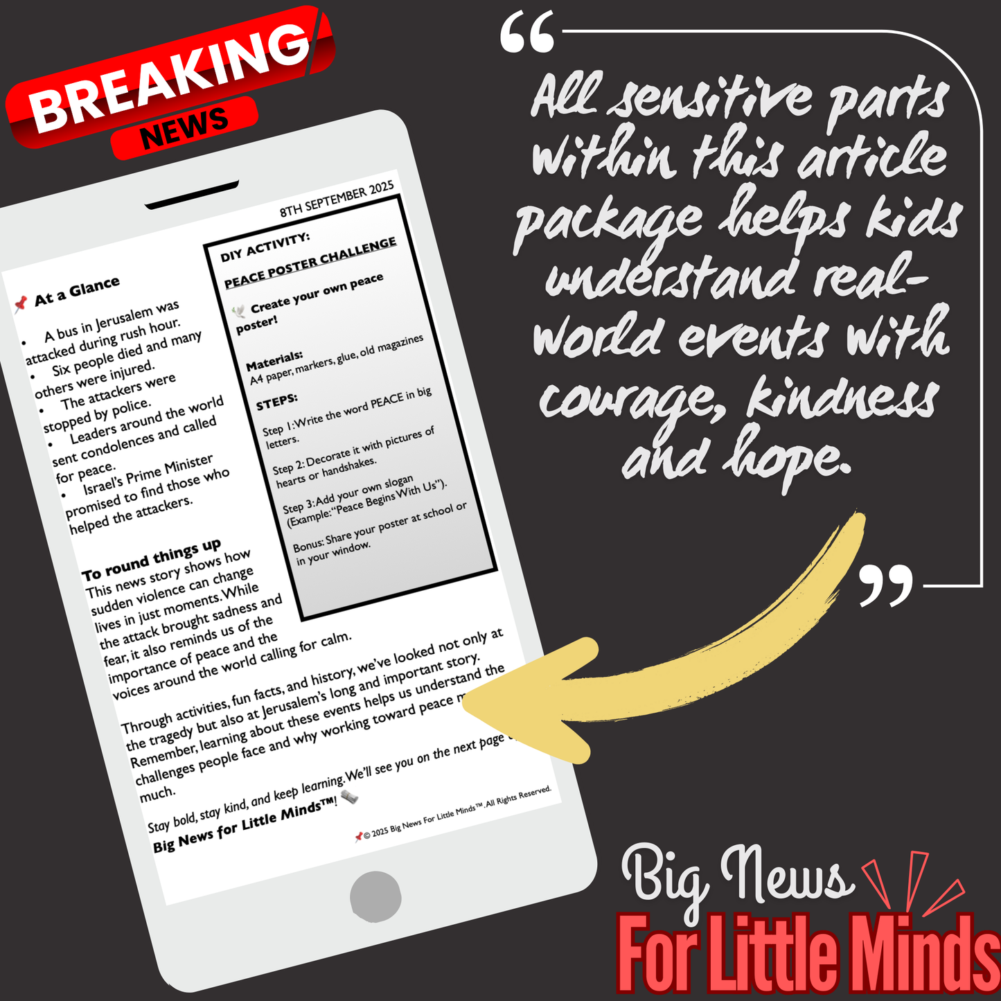 Jerusalem Bus Shooting Sparks Terror & Shocks World: Kids Article Pack & Freebies!