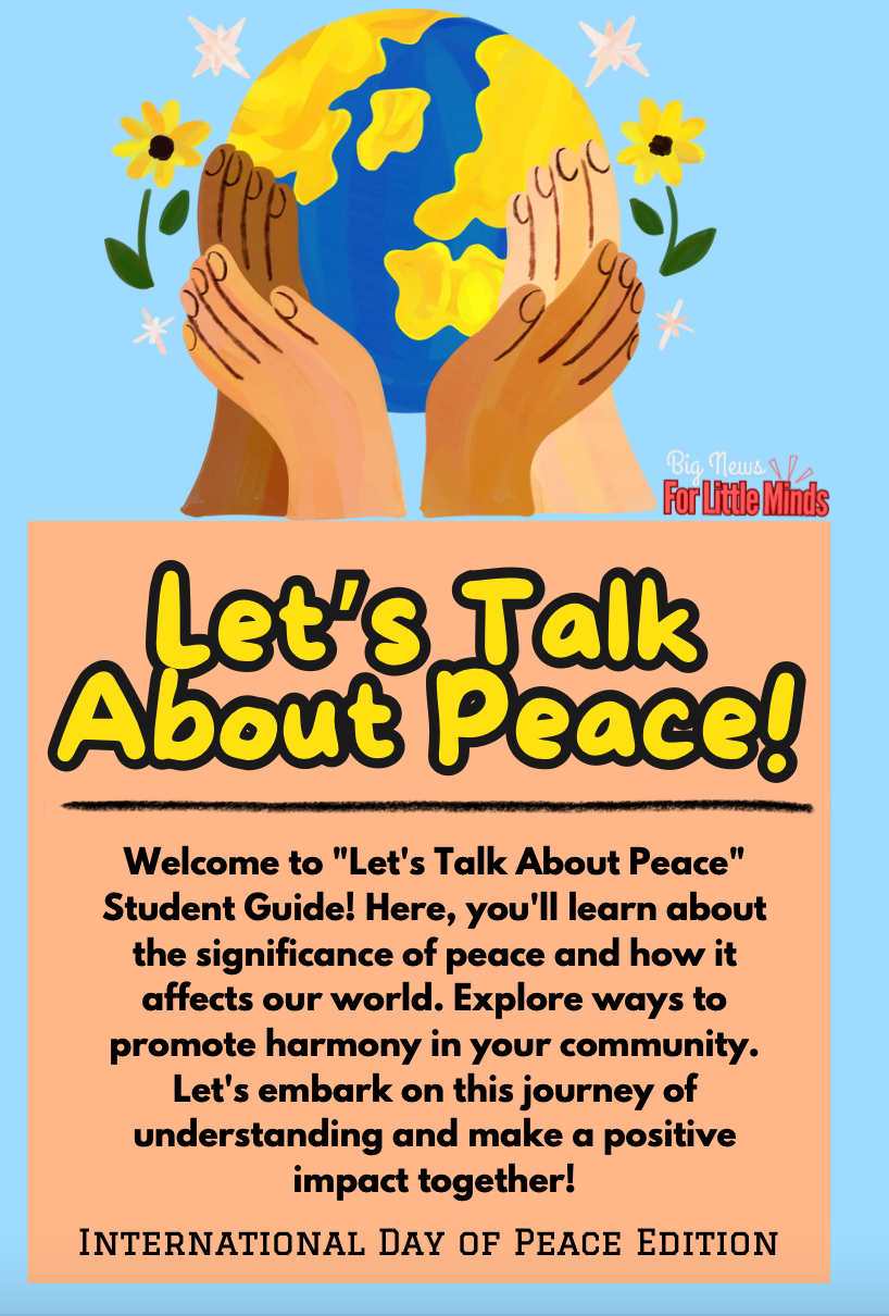 International Day of Peace: Let's Talk About Peace - Student Guide (Mini Reading)
