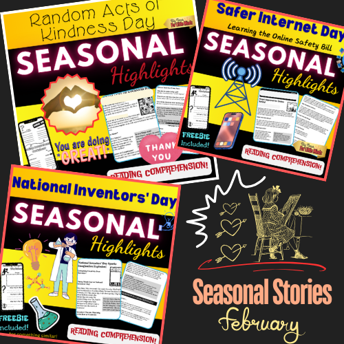 February Seasonal Stories: Study, Learn & Love All Month Long!