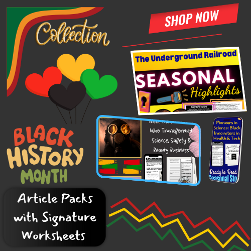 ✊🏿✊🏾✊🏽 Black History Month Article Packs & Seasonal Highlights