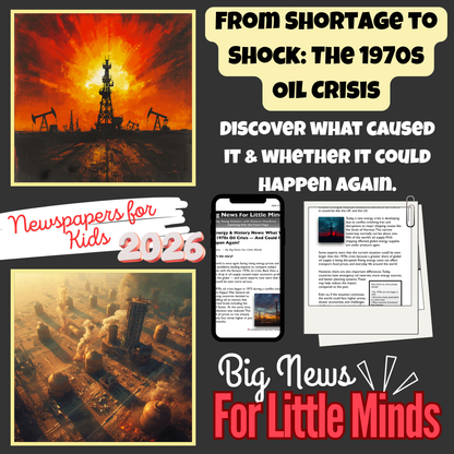 Energy Shock: What Was 1970s Oil Crisis & Could It Happen Again? Article & Activities!