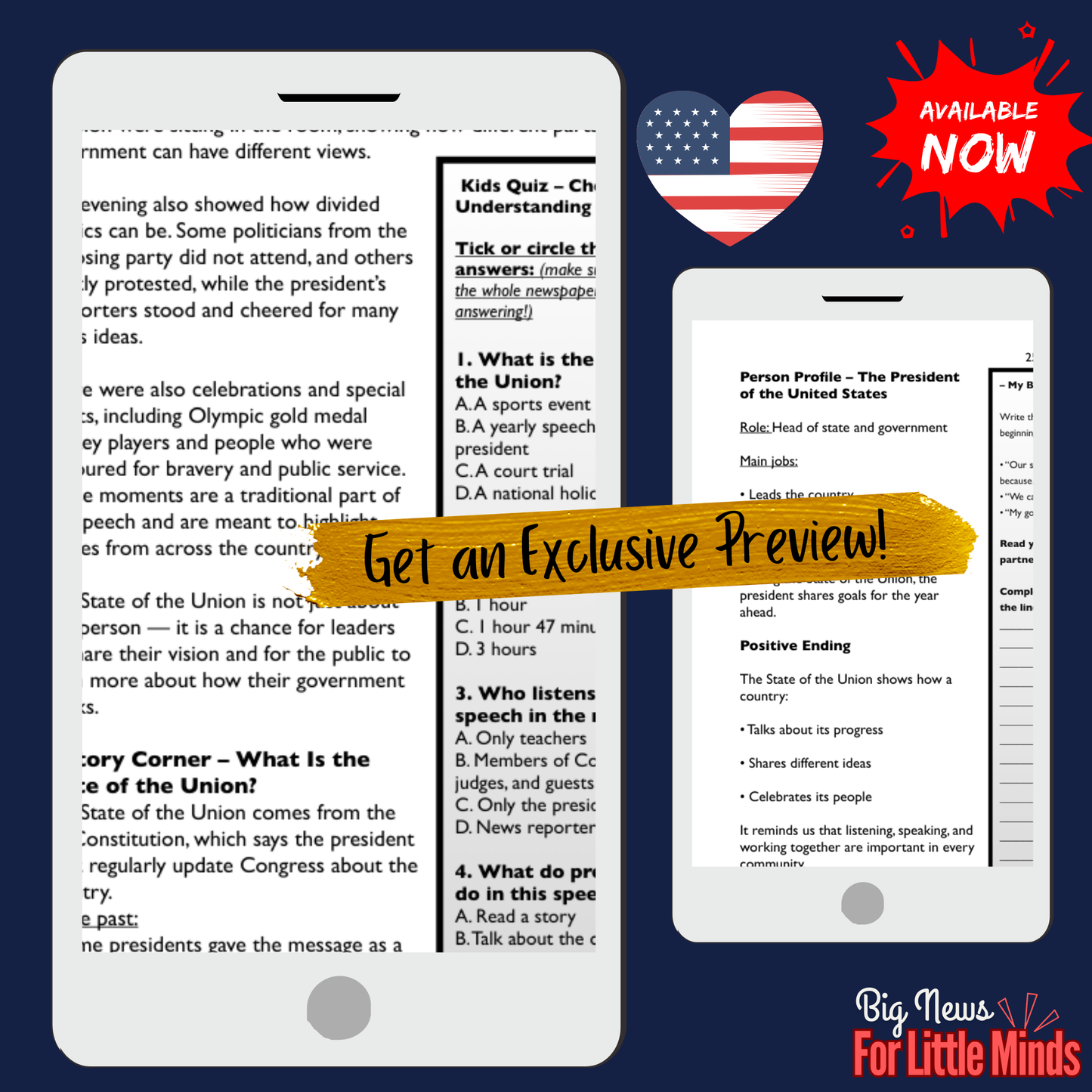 Donald Trump's Longest-Ever State of the Union Speech: Kids News Pack & More 2026