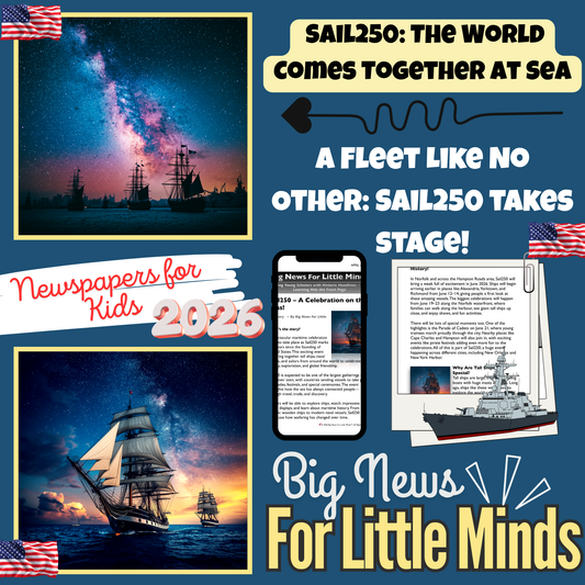 Sail250 Takes to the Seas - But What's all the Fuss? Article & Activity Package & More!