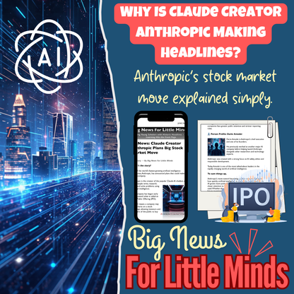 Anthropic Plans Big IPO Move: Kids Article, Activities & Critical Thinking on Ai & Business!