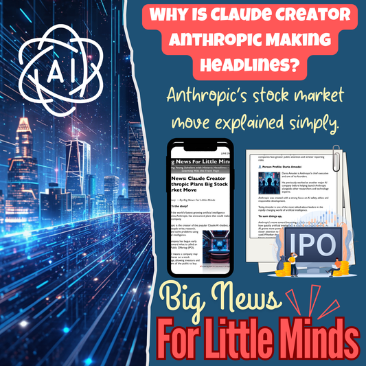 Anthropic Plans Big IPO Move: Kids Article, Activities & Critical Thinking on Ai & Business!