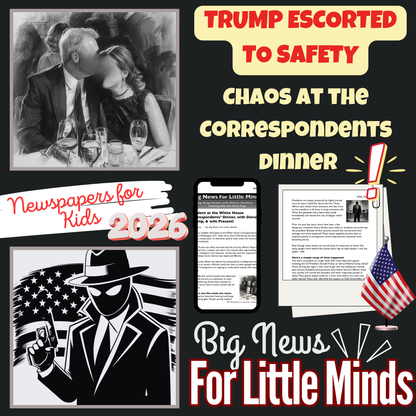 Trump Escorted Away as Incident Unfolds: Correspondent's Dinner 2026 Article Pack