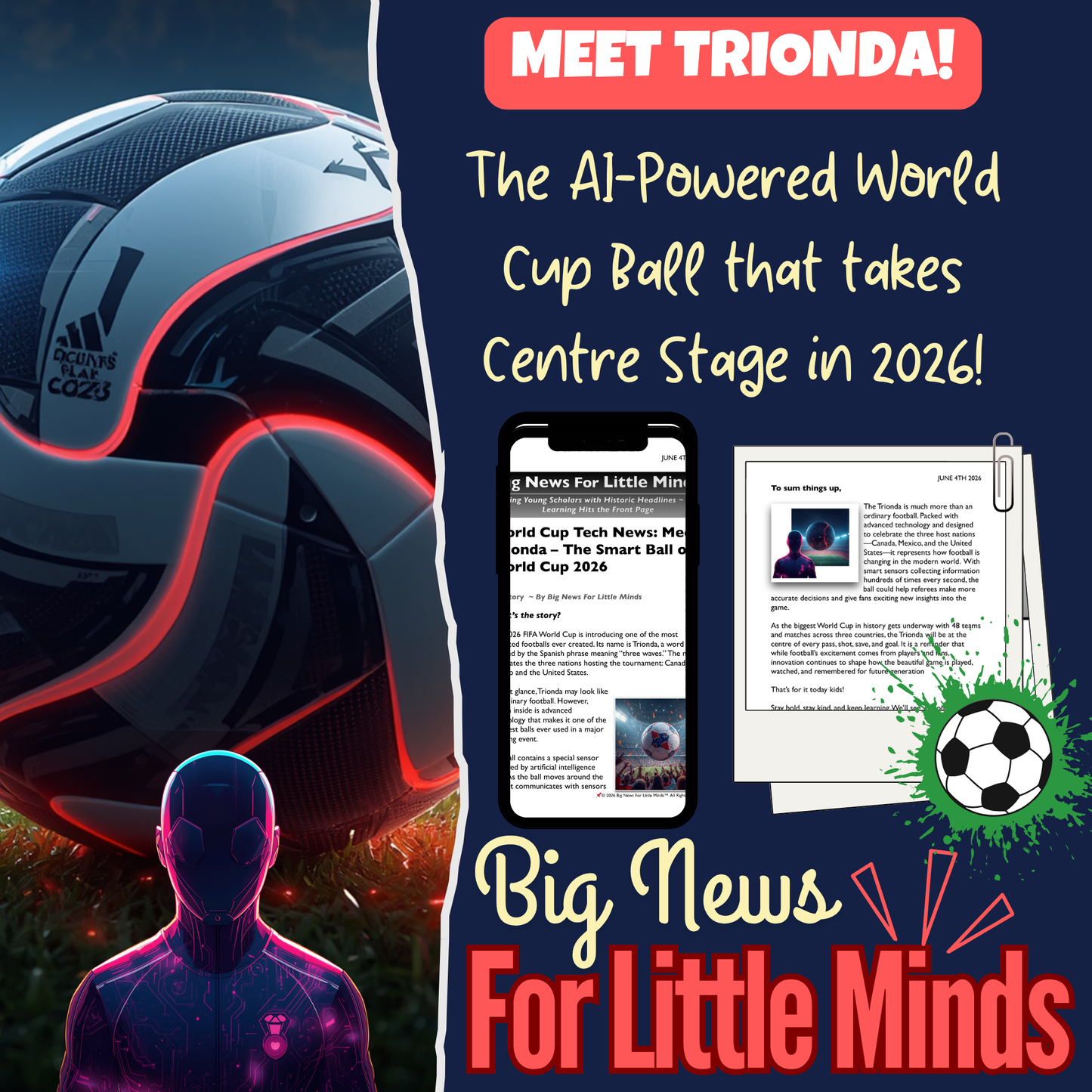 FIFA World Cup 2026: Meet the Smart Ball Trionda! Football Technology enters New Era!