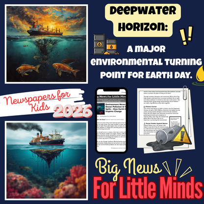 Earth Day Highlight: Deepwater Horizon Story 2010! Disaster Explained in Article Pack