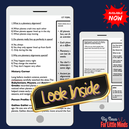 Understanding Planetary Alignments: Kids Complete Reading Pack & Freebies!