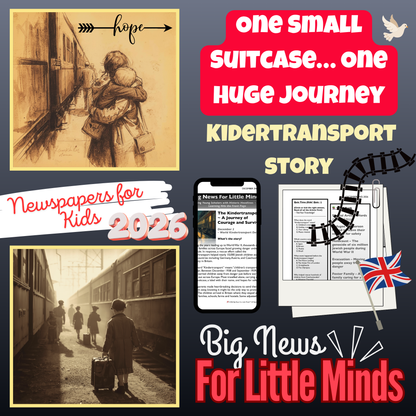 World Kindertransport Day: Hope on Tracks During World War 2: Reading & Activities!
