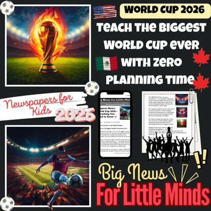 USA, Canada & Mexico World Cup 2026: Teach It All, Prep Nothing! Complete Article Pack