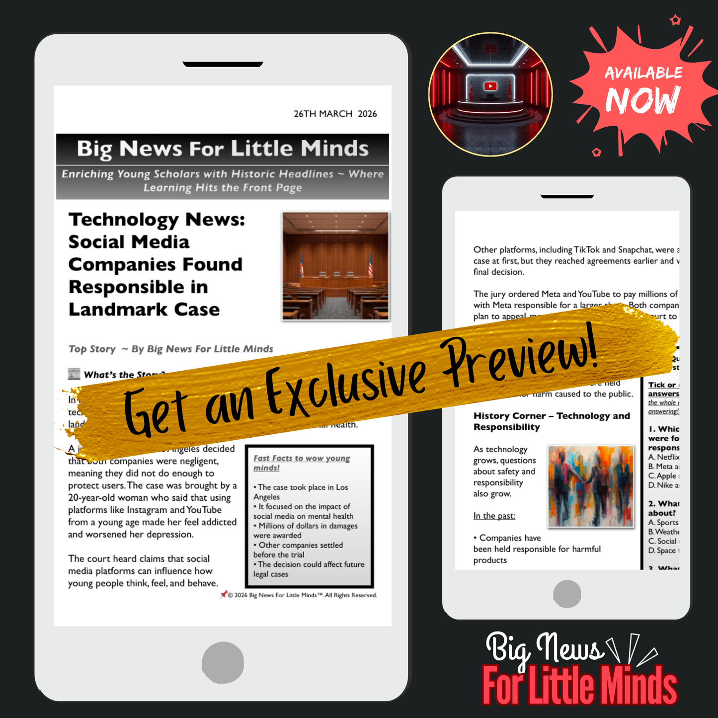 Is Social Media About to Change? The Big "Addiction" Verdict in Kids News Pack 2026
