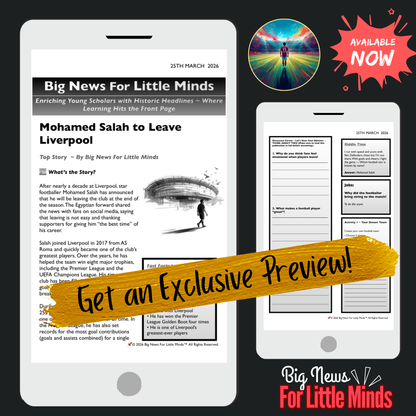 Mohamed Salah’s Liverpool Exit Explained for Kids in News Pack & Freebies! 2026