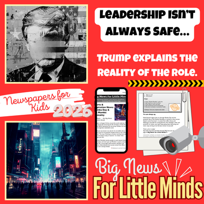 “A DANGEROUS JOB” – Donald TRUMP on Recent Incident 2026: Newspaper Pack