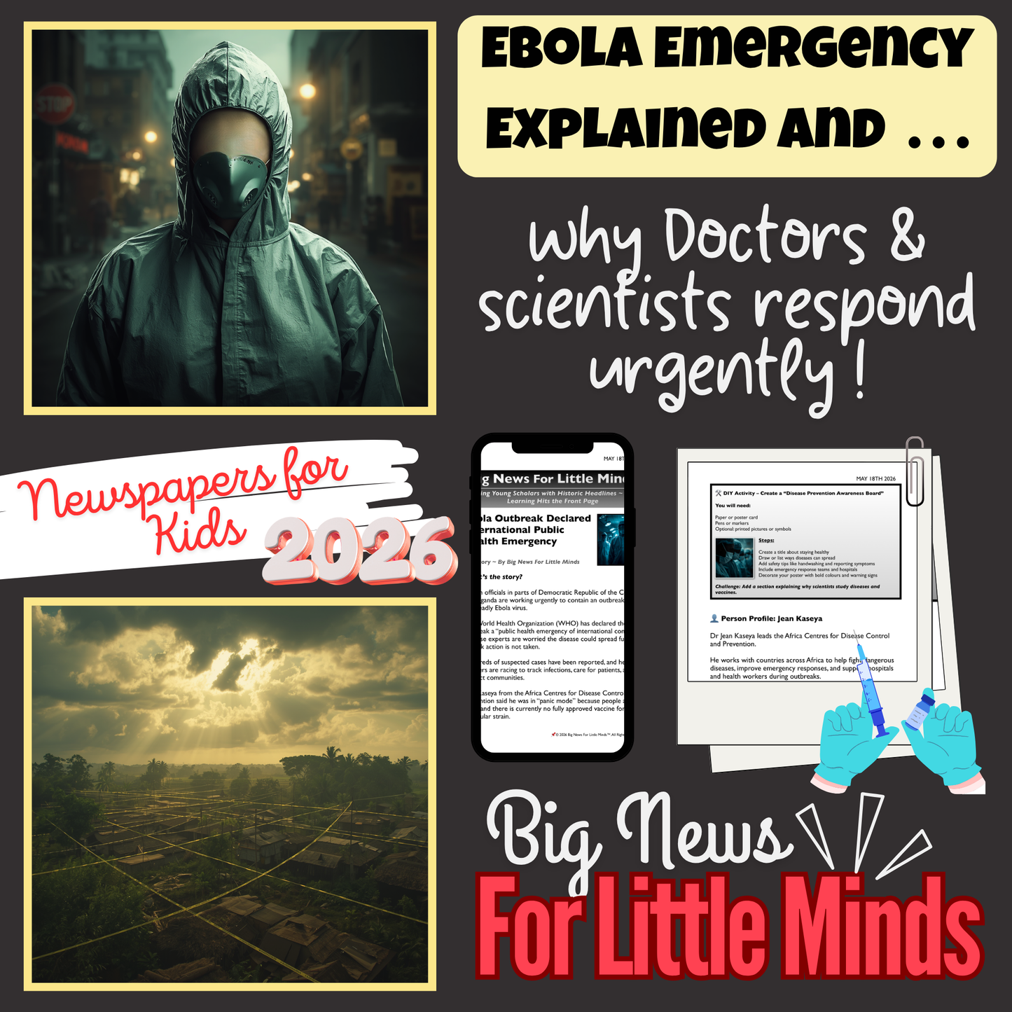 2026: Why Are Health Officials So Concerned About Ebola Outbreak? Newspaper Pack