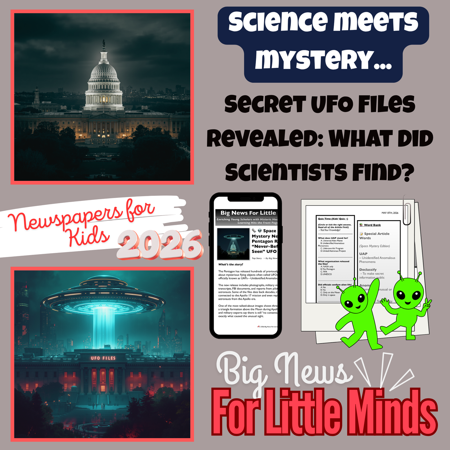 Pentagon Releases "Never Before Seen” UFO / UAP Files: Newspaper, Activities & Writing