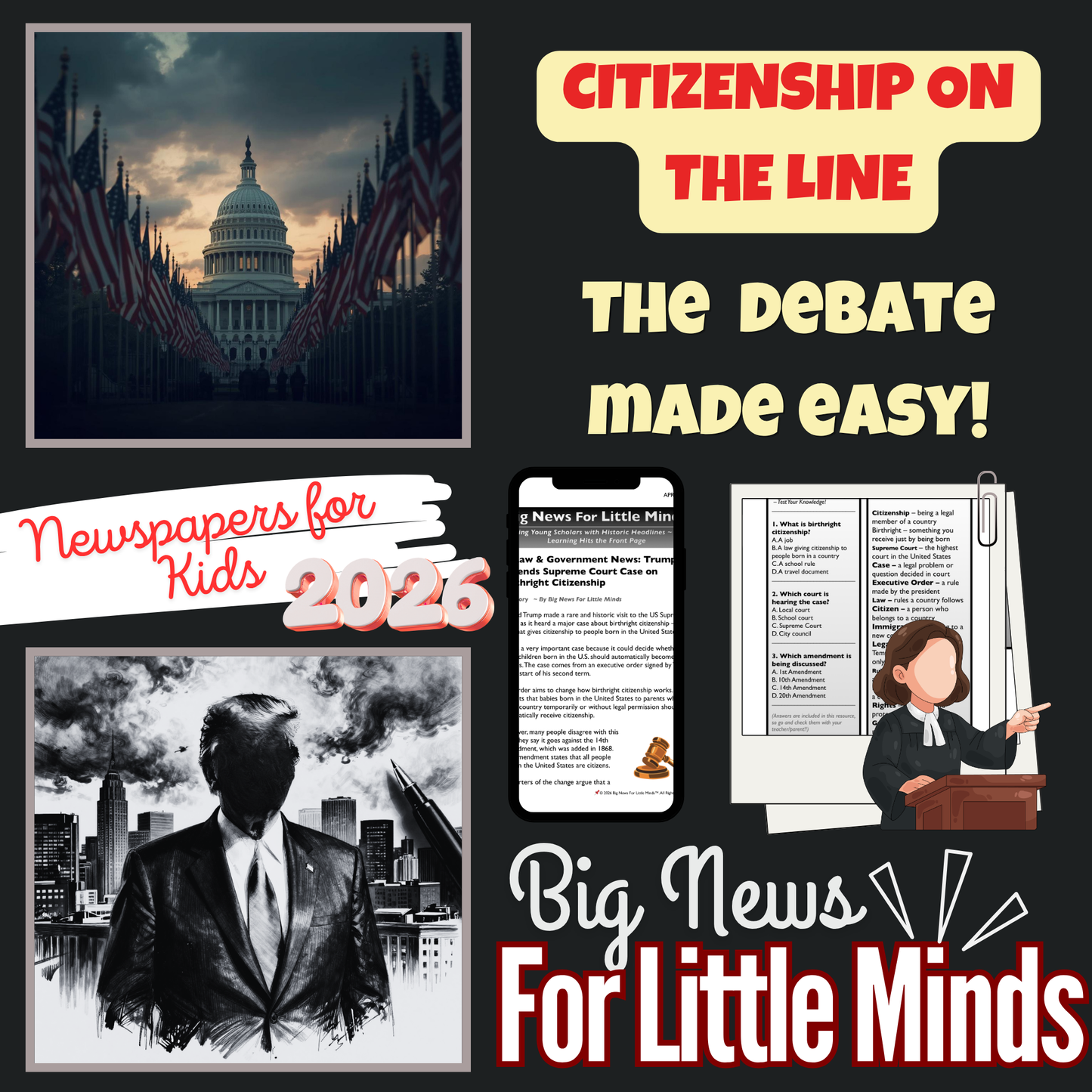 Trump Visits Supermen Court for Citizenship Debate & Makes History! News Package!
