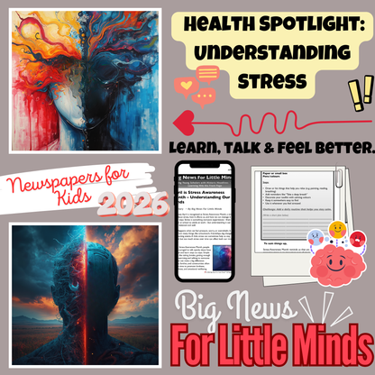 Stress Awareness Month: "Small Steps, Big Calm" in Kids SEL Article Package for April!
