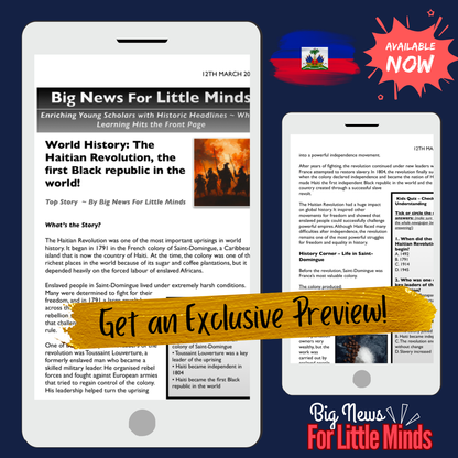 Haiti’s Fight for Freedom & Independence: Kids Article Pack for Black History Month!