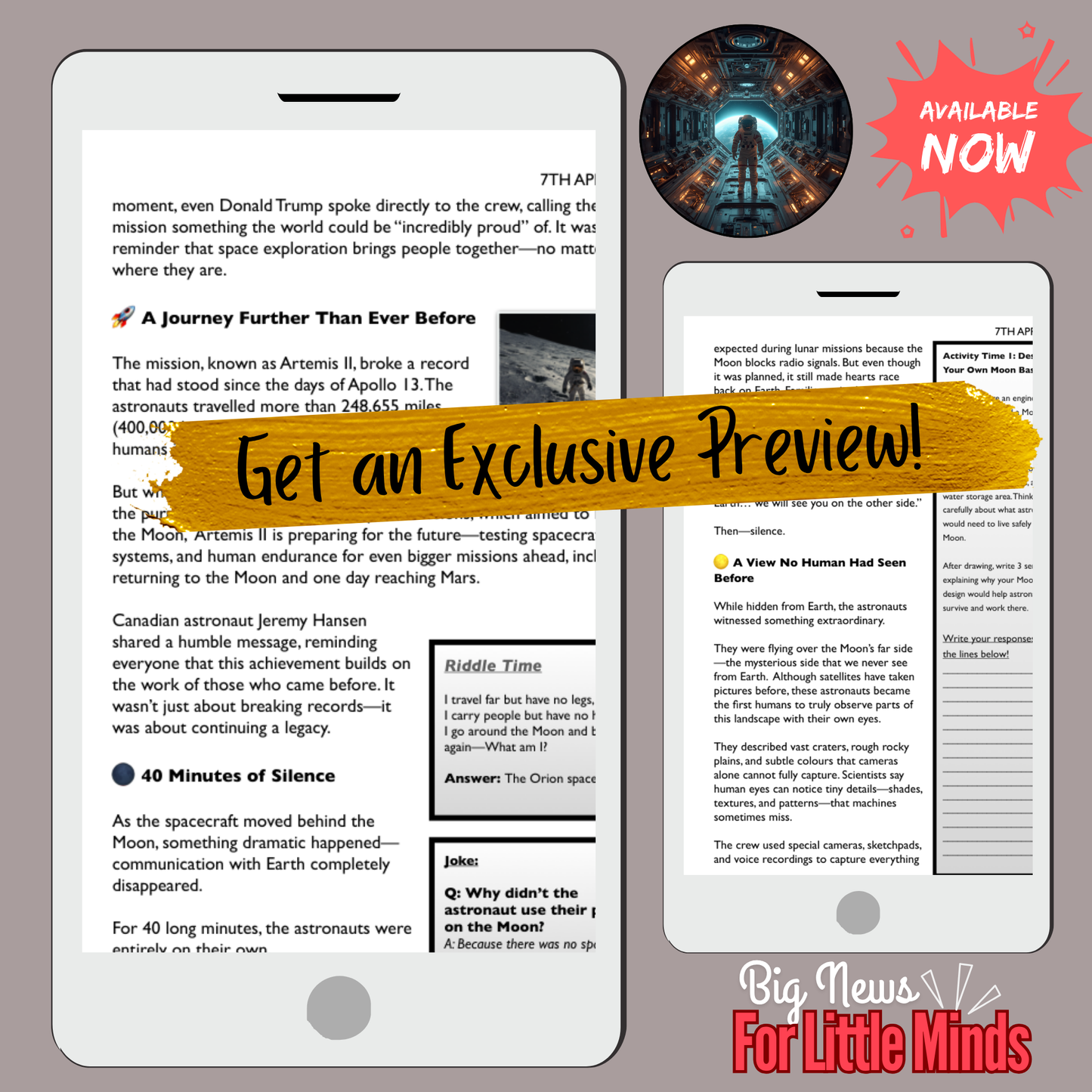 Records of Artemis II: Eclipse, Silence & Further Than Ever Before: MEGA Article Pack!