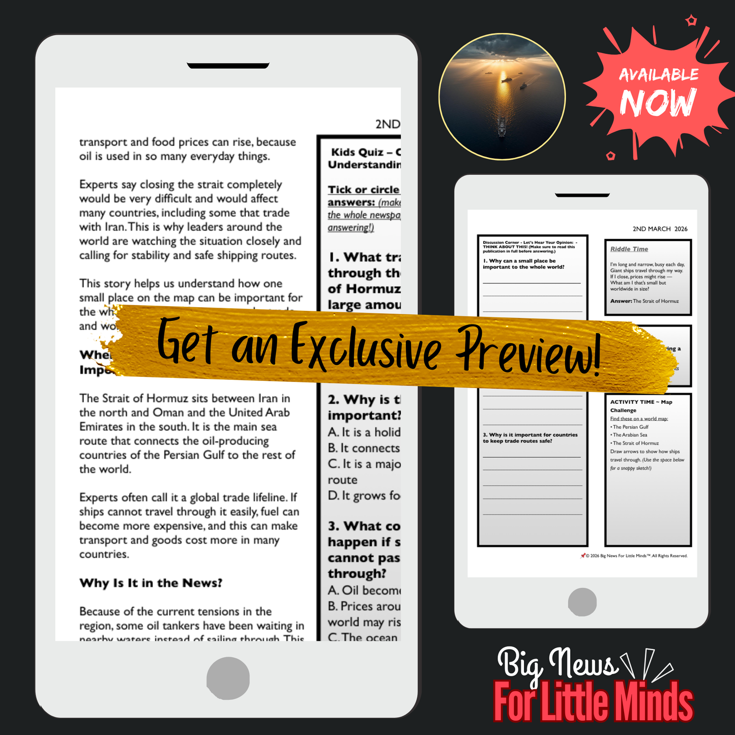 Why the Strait of Hormuz Matters in the 2026 Iran Conflict: Article Pack on News!