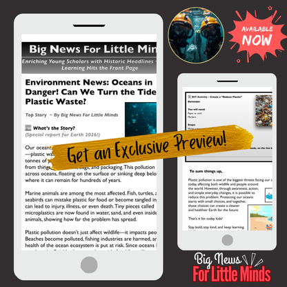 Earth Day Highlight: the Plastic Pollution Problem on Marine Life! (Kids Article Pack)