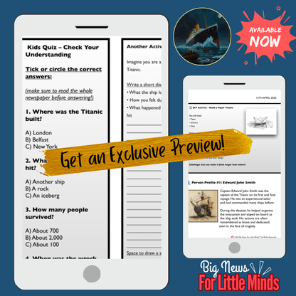 The Night Titanic Sank (Disaster) Complete Titanic Remembrance Day Lesson Package!