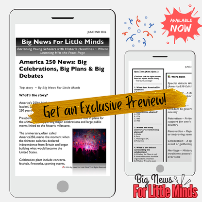 AMERICA TURNS 250: Trump, Celebrations & big debates. 4th July Lesson & Activities!