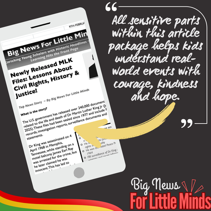 The New Martin Luther King Jr Files: New Clues from History in Kids News & More!