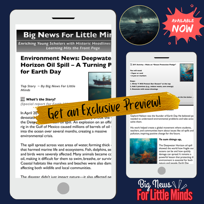 Earth Day Highlight: Deepwater Horizon Story 2010! Disaster Explained in Article Pack