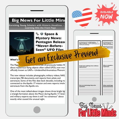 Pentagon Releases "Never Before Seen” UFO / UAP Files: Newspaper, Activities & Writing