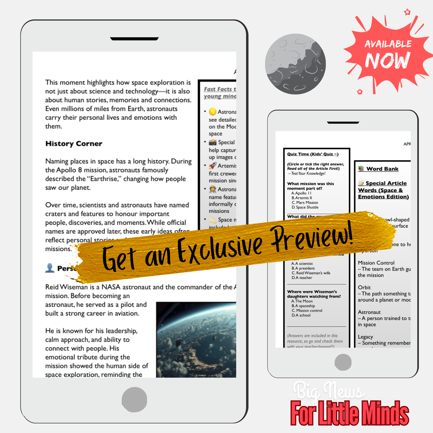 Artemis II: How Lunar Crater Tribute shows the Human Side of Space Travel! Article Pack