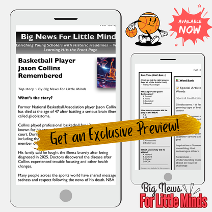 NBAs Jason Collins Dies: Reflection on Sports, Leadership & Resilience. Newspaper Pack