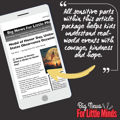 Medal of Honor Day: "America’s Bravest Heroes" Article Pack for Kids on 25 March!