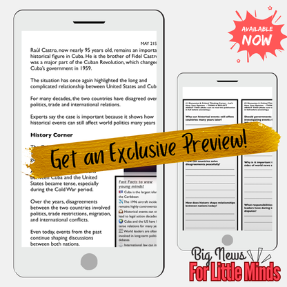 Why Is US Taking Action Against Raúl Castro? Kids News on Current Events & Activities !