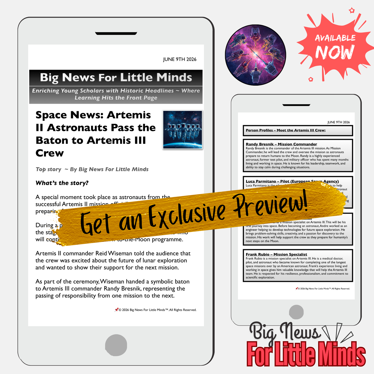 Artemis II Passes The Baton as Road to Artemis III Begins: Article, Activities, Quiz & More!