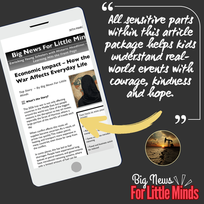 The Ripple Effect: How the Iran War Is Affecting Us All: Article Pack for Kids 2026!