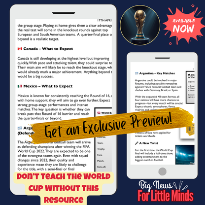 USA, Canada & Mexico World Cup 2026: Teach It All, Prep Nothing! Complete Article Pack