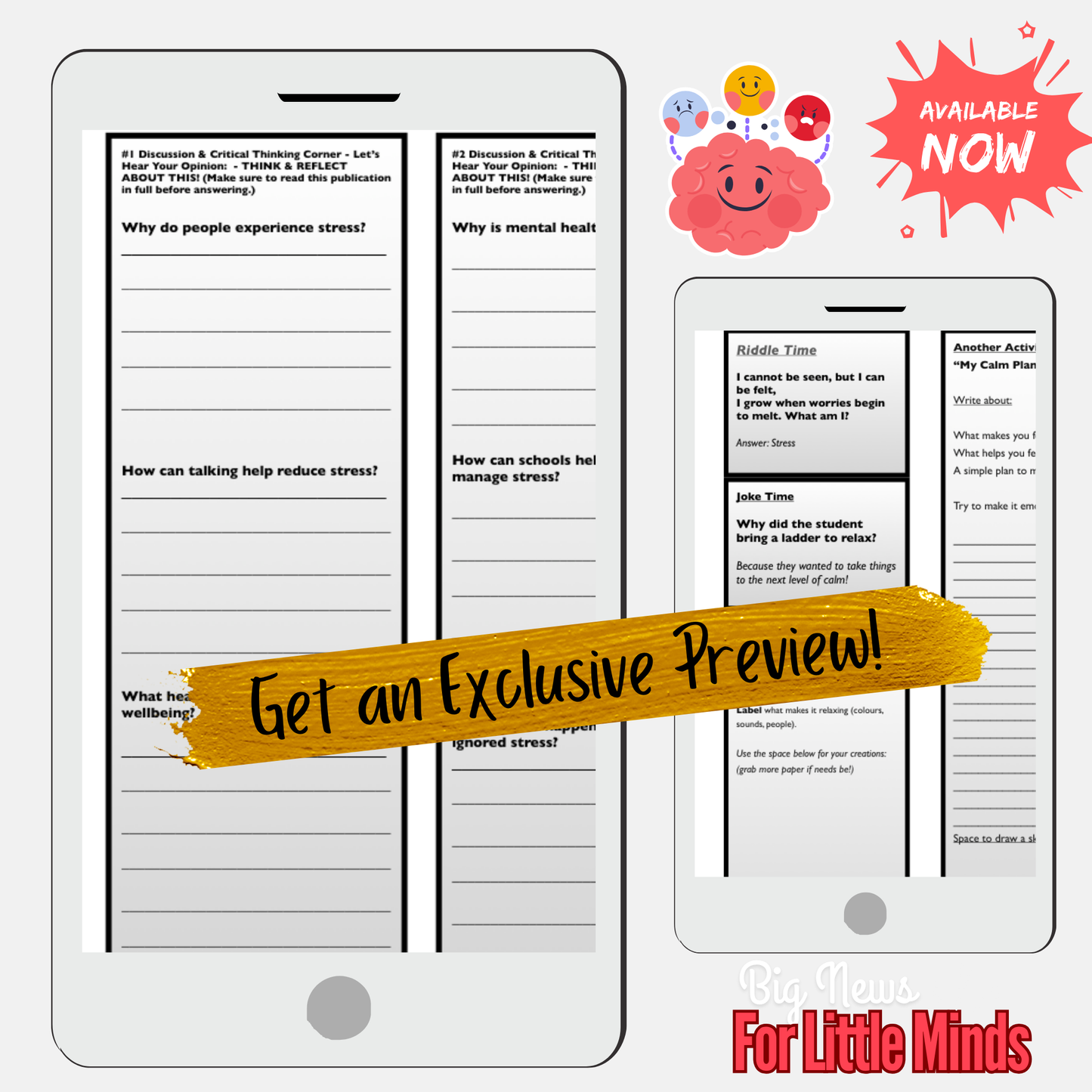 Stress Awareness Month: "Small Steps, Big Calm" in Kids SEL Article Package for April!
