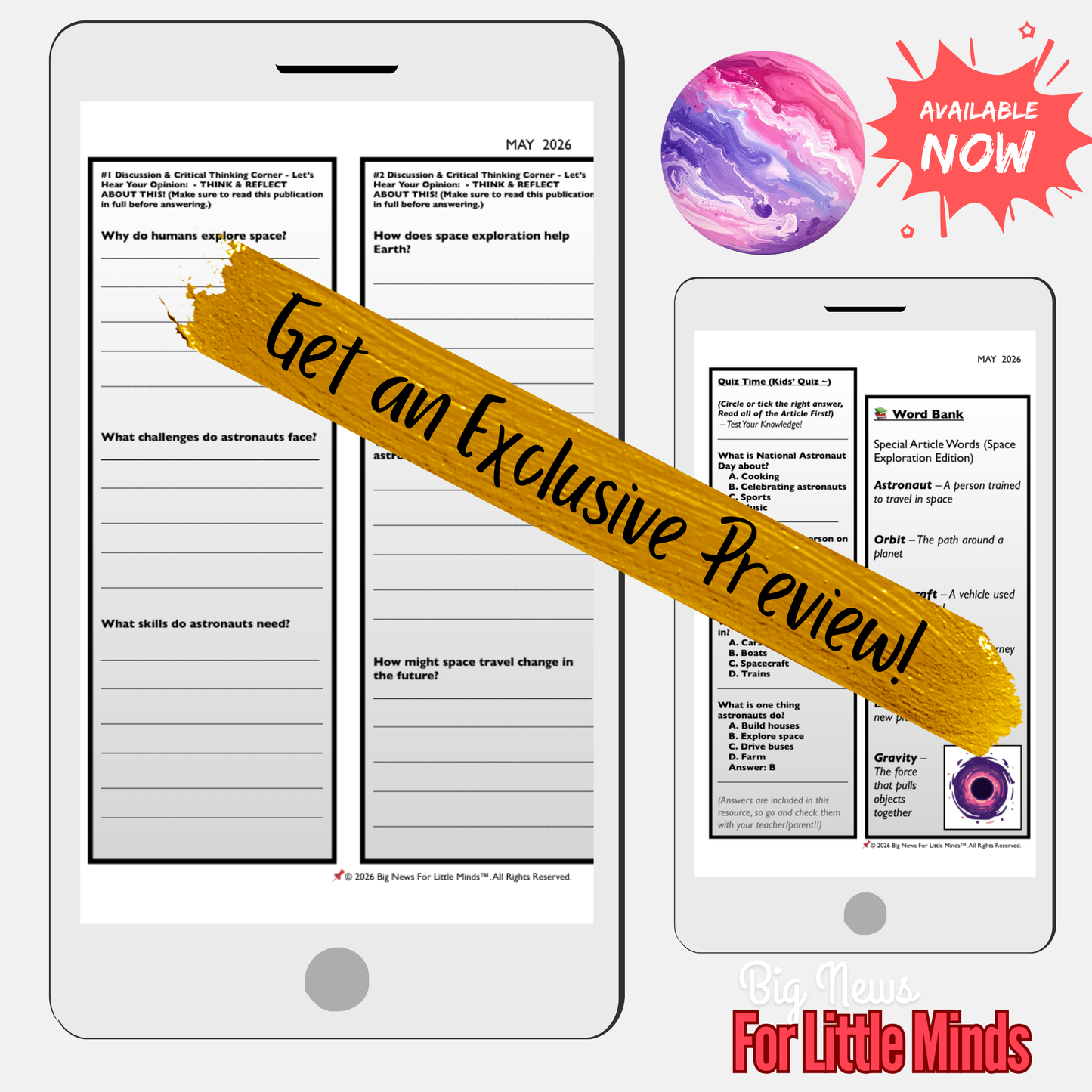 National Astronaut Day: From Freedom 7 (Alan Shepard) to Artemis II: Kids Article Pack!