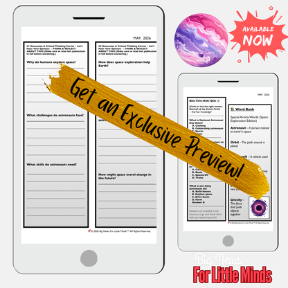 National Astronaut Day: From Freedom 7 (Alan Shepard) to Artemis II: Kids Article Pack!