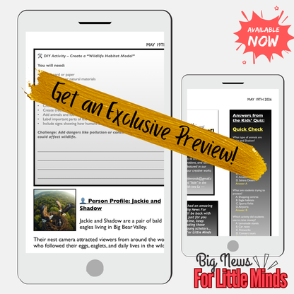 Jackie & Shadow Inspire Young Conservationists: Bald Eagle Habitat Story & Activities!