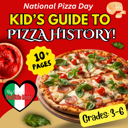 Cheesy Wonders: Kid's Guide to Pizza History: National Pizza Day (or Month!) 9th February