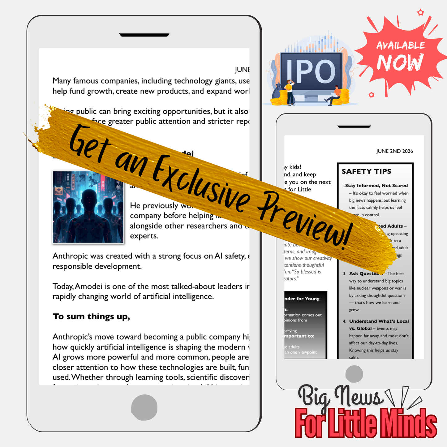Anthropic Plans Big IPO Move: Kids Article, Activities & Critical Thinking on Ai & Business!