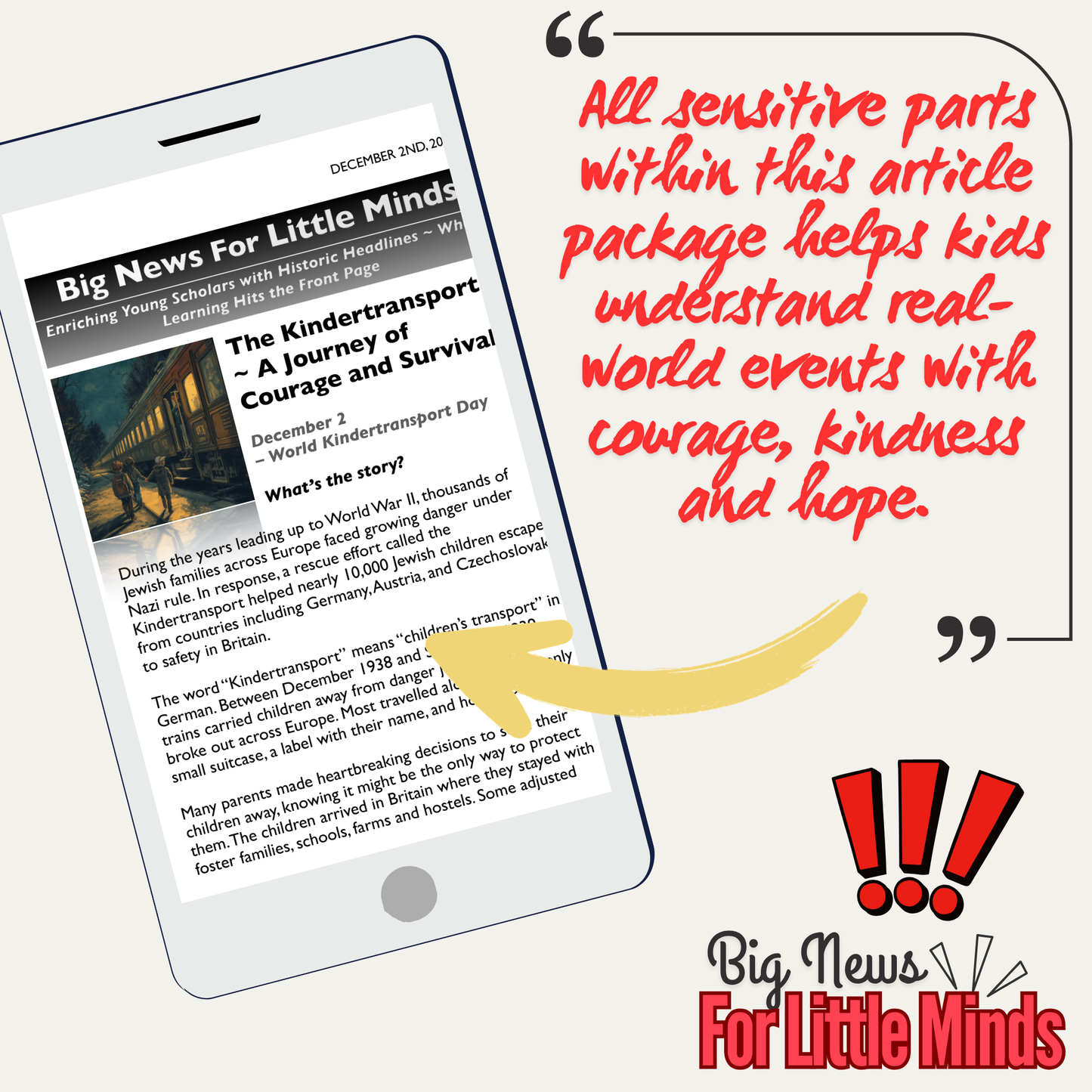 World Kindertransport Day: Hope on Tracks During World War 2: Reading & Activities!