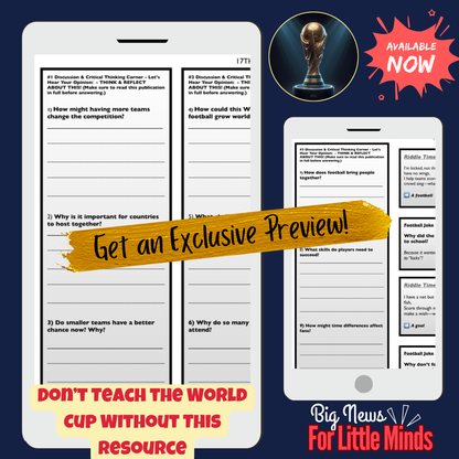 USA, Canada & Mexico World Cup 2026: Teach It All, Prep Nothing! Complete Article Pack