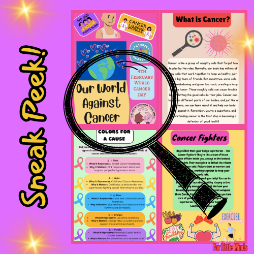 Our World Against Cancer: Kids Guide to Read for 4th February (Informational Text)
