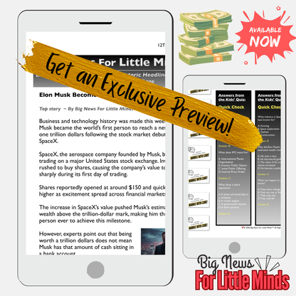 Elon Musk: World’s First Trillionaire! Article, Activities, Quiz & Critical Thinking (Lesson)